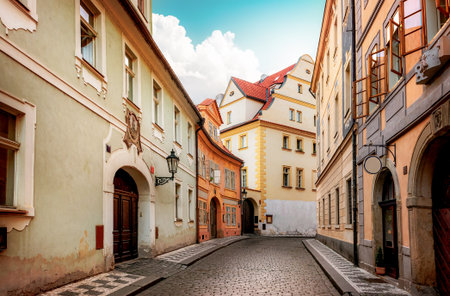 Street of Pragueの写真素材