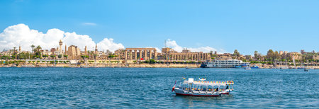 Luxor and the Nileの写真素材
