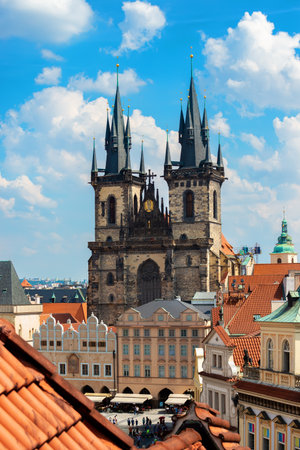 Magestic Tynsky Cathedralの写真素材