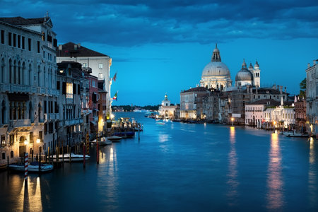 Calm morning in Veniceの写真素材