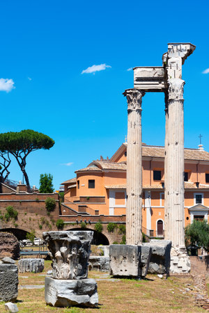 The ruins of Romeの写真素材