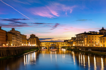 Ponte Vecchio in Florenceの写真素材