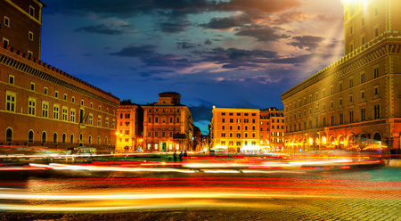Venice square in Italyの写真素材