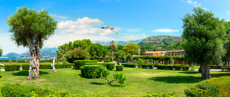 Rijeka Crnojevica. Amazing view of Rijeka Crnojevica. Skadar lake national park, Montenegroの写真素材