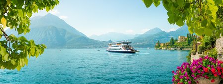 Varenna by Lake Comoの写真素材