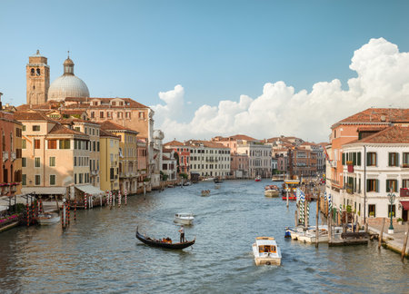 Life on the Grand Canalの写真素材