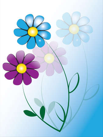  Illustration of flowers のイラスト素材