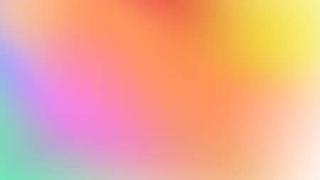 Beautiful juicy gradient background. Color transition from turquoise to yellow. Horizontal background. Cute desktop background. Place for your text. Vector stock illustrationのイラスト素材