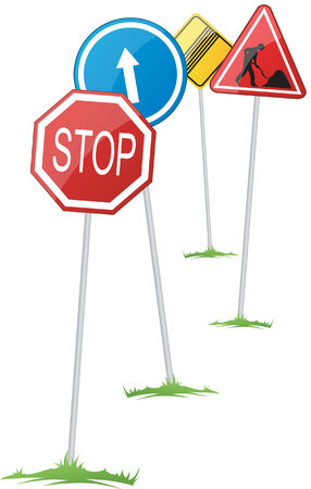 Road signsのイラスト素材