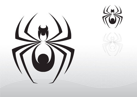 Spider tattooのイラスト素材