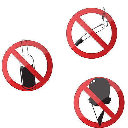 Warning signsのイラスト素材