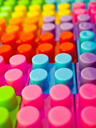 Lego block patternの写真素材