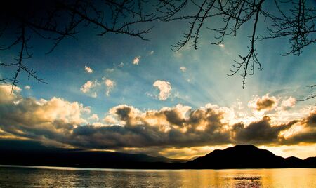 Twilight Sunsetの写真素材