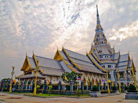 Beautiful Thai Temple, Sothorn Temple3の写真素材