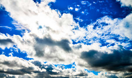 Blue sky with cloudy