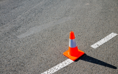 Traffic coneの写真素材