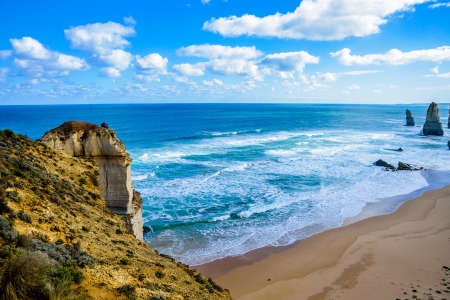 The twelve apostles in Great Ocean Road Australiaの写真素材