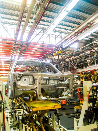 Car assembly lineの写真素材