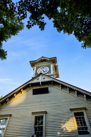 Sapporo Clock Tower in Sapporo Japan1の写真素材