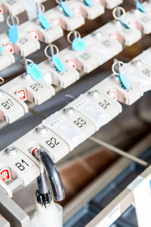 Key   Lock for umbrellaの写真素材