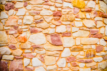 Orange stone wall pattern in Blur styleの写真素材