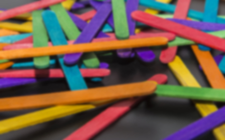 Variety color of wooden stripe in Blur styleの写真素材