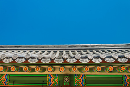 Classic ceramic roof in Korean Style
