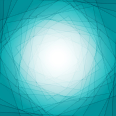 Multi layer of transparent green square for abstract graphic design background conceptのイラスト素材