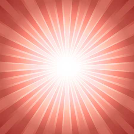 Living coral orange abstract background with star burst conceptのイラスト素材