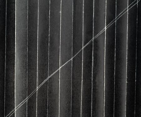 Folded black paper in Vertical style for multi layerの写真素材