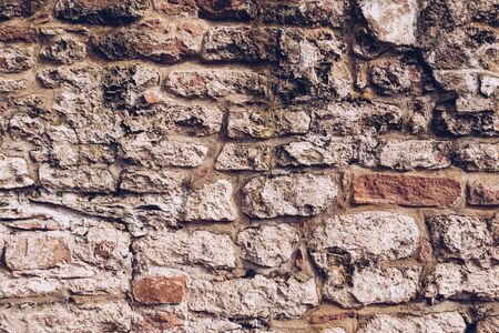 Historic stone wall pattern