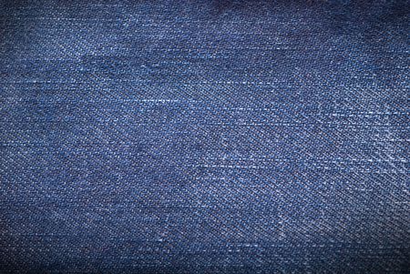 Dark blue denim background or textureの写真素材