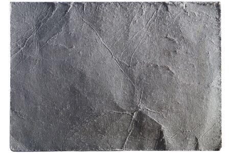 Textured old paper isolated on white backgroundの写真素材