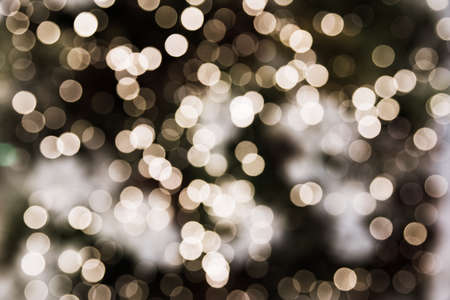 White Bokeh Lights Abstract Backgroundの写真素材
