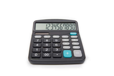 Calculator isolated on white background.の写真素材
