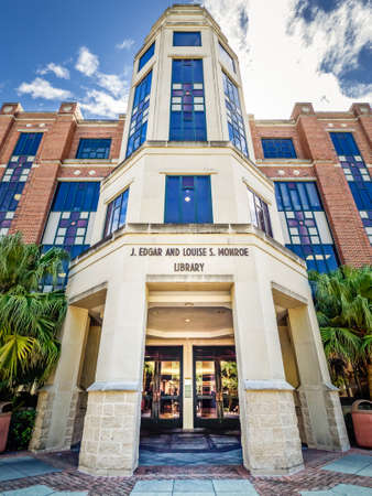 New Orleans, LA, USA -  Sep. 13, 2016  -  This is the library located on the Loyola Univ. Campus