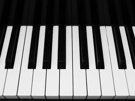 piano keysの写真素材