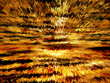 orange explosion backgroundの写真素材