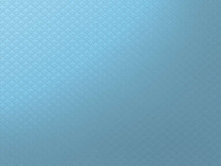 Blue metallic Japanese style wave backgroundの写真素材