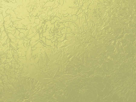 Metallic yellow-green background in 3d carnation flower arrangementの写真素材