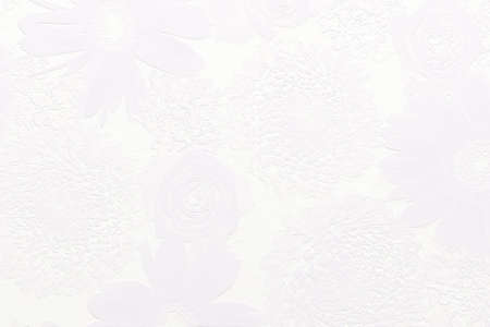 Embossed floral background. 3D illustration. 3D renderの写真素材