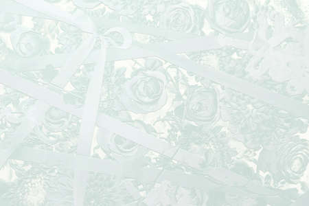 Floral embossed background. 3D illustration. 3D renderの写真素材