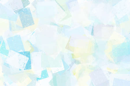 Pastel-style abstract painting composed of rectangles.の写真素材