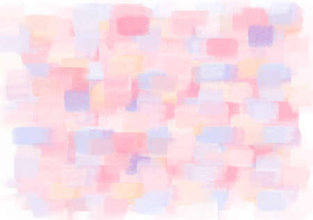 Pastel-colored background painted with a brushの写真素材
