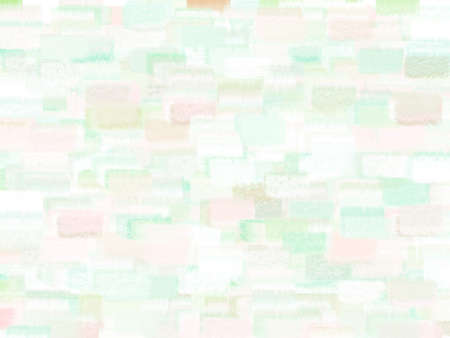 Pastel painting with a rough touch. Abstract painting in green and pink.の写真素材