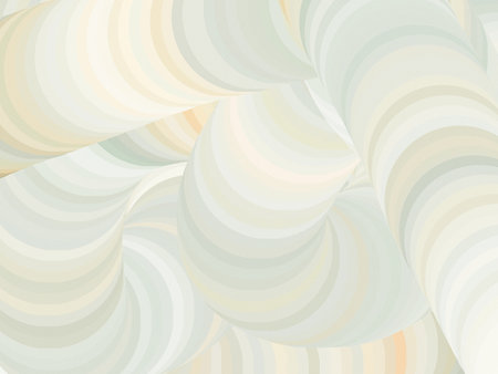 Abstract painting of overlapping tubes made of gradations.の写真素材