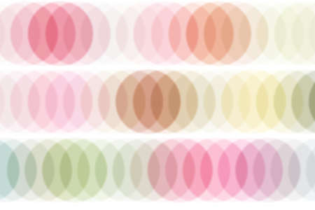 Colorful pattern with transparent overlapping circles.の写真素材