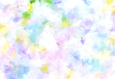 Colorful abstract background by acrylic paintの写真素材