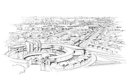 City panorama-1の写真素材