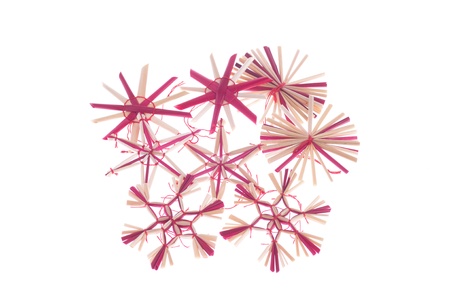 Straw Christmas Tree Decoration
